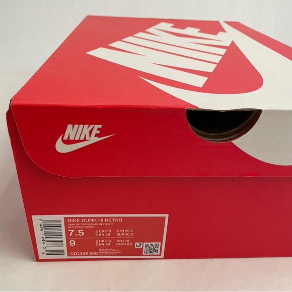 Nike Dunk Hi Retro - Mens Size 7.5 - Picture 8 of 8